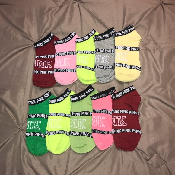 PINK Victoria's Secret Accessories - VS Pink Ankle Socks